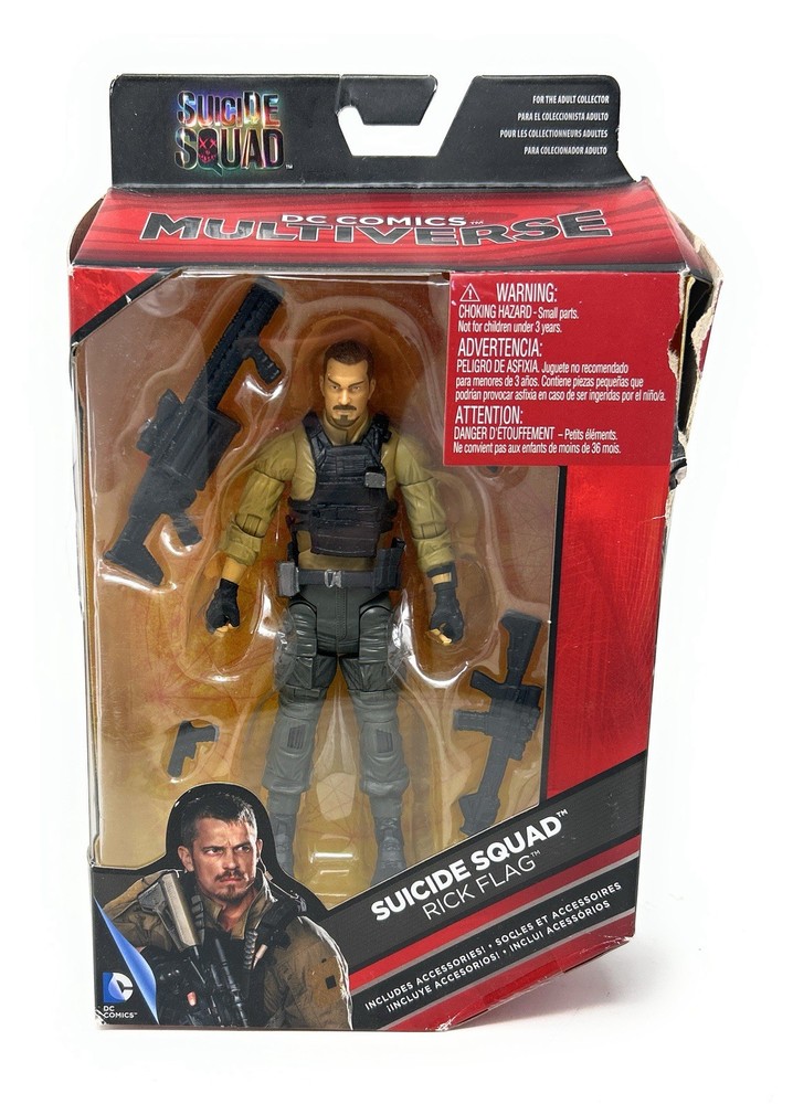 DC Comics Multiverse RICK FLAG Action Figure Suicide Squad-NEW/OTHER