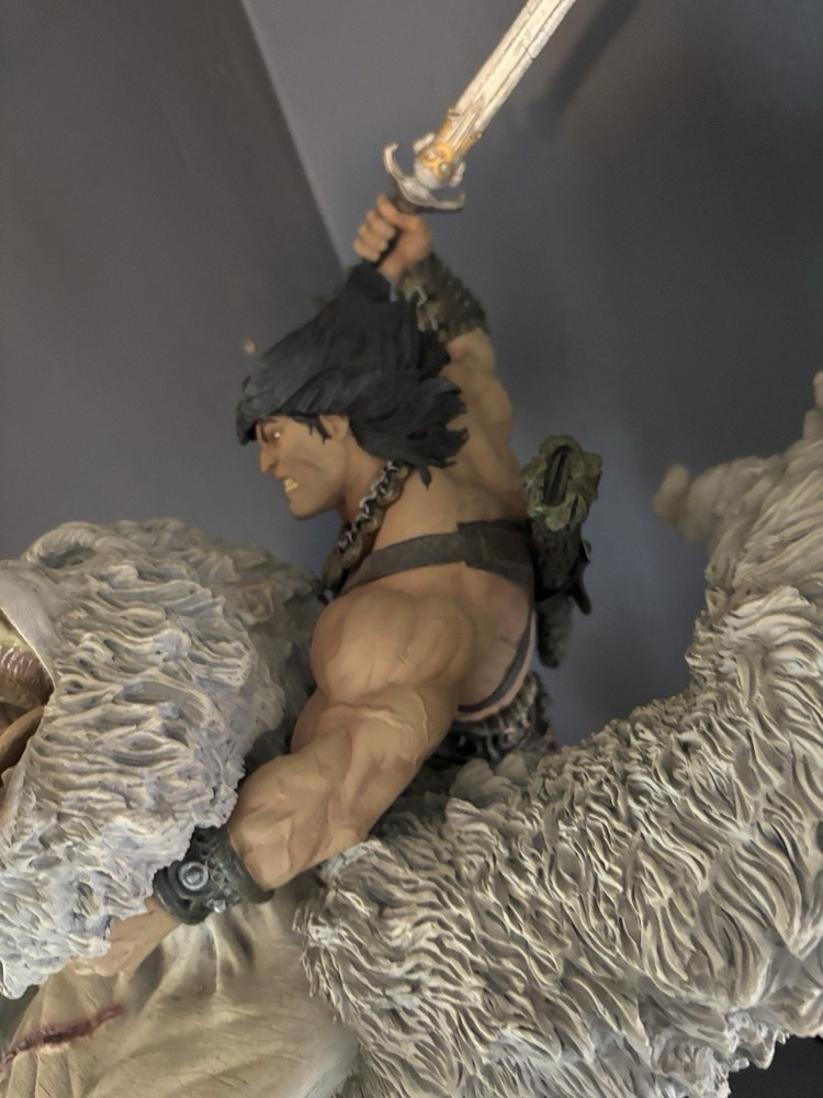 Sideshow Conan the Barbarian statue.