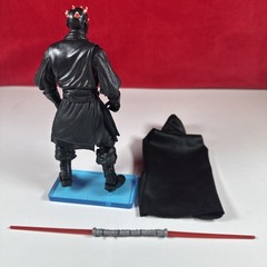 Star Wars Black Series 6” #02 Darth Maul TRI-LOGO Complete w/Custom Cape & Stand