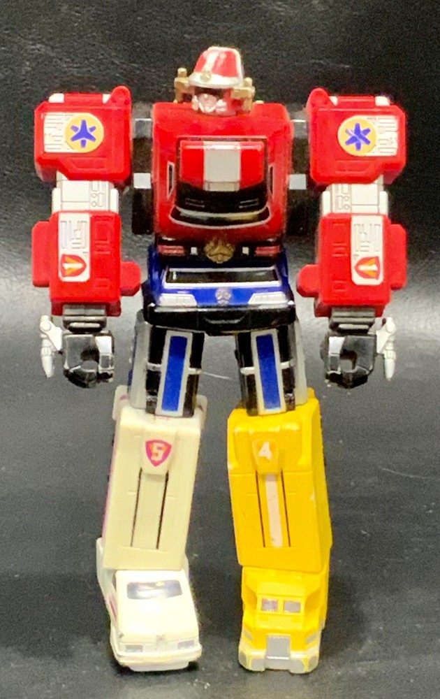 1999 BANDAI power rangers megazord 5 1/2 inches with punching action