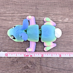 Mini Bunny Flexi Fidget 3D Printed Articulated Rabbit Desk Pet Choose Color