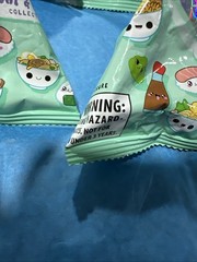 Kawaii Critterz Flocked Blind Bag Sushi & Ramen Collection Lot Of 6 Blind Bags