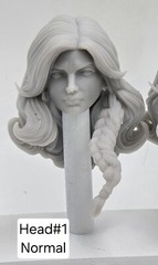 3d Printed SONJA THE WARRIOR LARGE HEAD#1 1:10 7″ SELECT DC MULTIVERSE SCALE