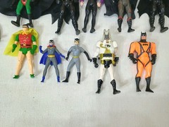Vtg 1990-93 Kenner BATMAN RETURNS Action Figure Lot of 10 Bruce Wayne & Catwoman