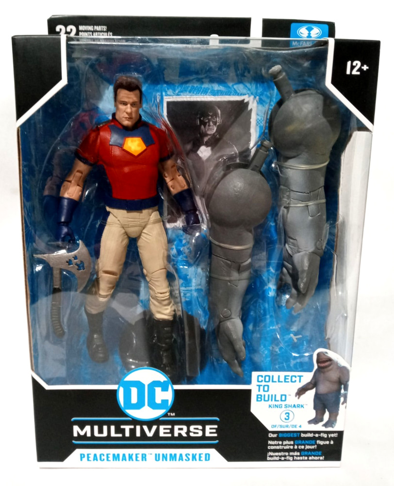 McFarlane DC Universe PEACEMAKER UNMASKED Suicide Squad Action Figure