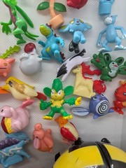 Pokemon Mini Figures Mixed Lot of 56 Miniature Toys PK China 2 Pokeballs