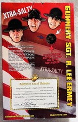 Gunnery Sgt. R Lee Ermey 2003 -12” Xtra Salty Figure-Signed by Ermey- Sideshow