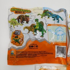3 Kidsi Dinosaur Models Sealed Blind Bags 2 Dinosaurs Each