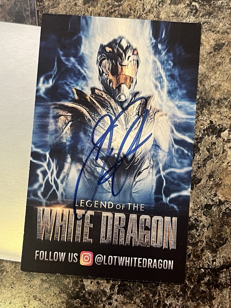 Legend Of The White Dragon Jason David Frank Autograph Card