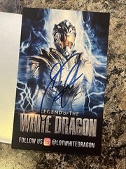 Legend Of The White Dragon Jason David Frank Autograph Card