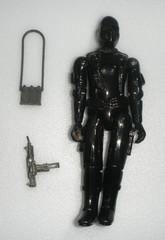 Vintage 1982 Snake Eyes Straight Arm G.I. GI Joe Complete v1 Figure 3.75 -Broken