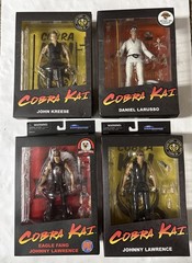 Cobra Kai 2021 Diamond Select Lot Of 4 Johnny Lawrence Daniel Larusso Kreese 7”