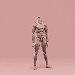 New MX02-A 12inch Europe Skin Male Action Figure Body Fit For 1/6 Head SculptzAR