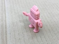 80’s M.U.S.C.L.E. Men Kinnikuman Flesh Color 2″ Watchman Figure #089 Mattel