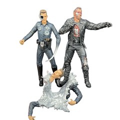 McFarlane Toys Movie Maniacs T2 T-1000 T-800 Action Figures 2001