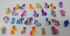 MLP My Little Pony Mini Figure Small 1” & 2″ Blind Bag Ponies Mixed Lot Of 28
