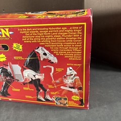 THUNDER BATTLE STALLION CONAN THE ADVENTURER ACTION FIGURE SET HASBRO VINTAGE