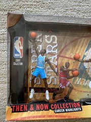 NBA Michael Jordan Then & Now 4 Figures 1999 Chicago Bulls N Carolina All Stars