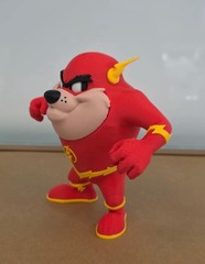 Tasmanian Devil Flash Costume Action Figure – Red/Yellow/Beige/Black Figure