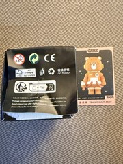 PopMart Mega Space Molly 100% Tender Heart Bear (V3 Series)