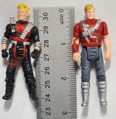 Vintage 1985 M.A.S.K Floyd Malloy & Matt Trakker Action Figures By Kenner