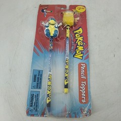 Pokemon 1999 Blastoise & Pikachu Pencils & Topper Pokemon Sealed