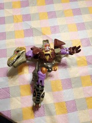Transformer Green/Gold Tyrannosaurus Rex MEGATRON Parts Only Incomplete