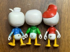 DuckTales Huey Dewey Louie 3″ Action Figure set DUCK TALES Disney Cartoon
