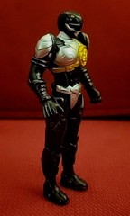 Power Rangers Mighty Morphin 971 22300 Armored Black & Silver 4″ Bandai 2009