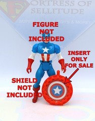 Mattel Secret Wars CUSTOM Shield Insert ONLY For Vintage Captain America Figure