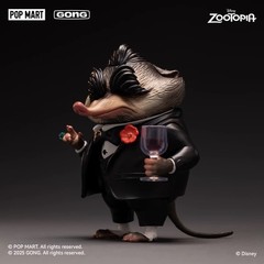 Popmart GONG Zootopia Kiss The Ring Mr.Big Action Figure Toy Gift New In Stock