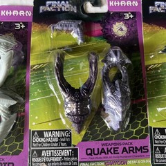 3 Pack Final Faction Kharn Hive: Quake Arms ,SYNTHOID Action weapons- New