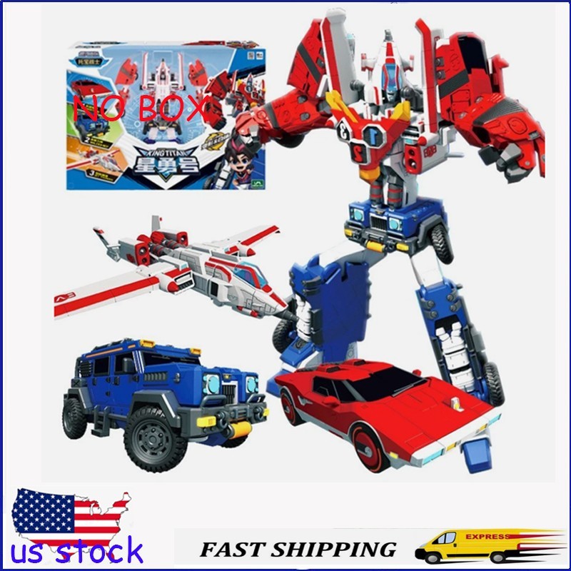 Tobot V Galaxy Detective Transform Robot – King Titan 3in1 Mecha Car Toy NO BOX
