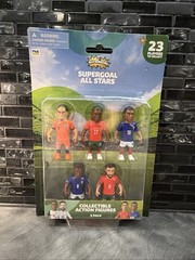 Supergoal All Stars, Soccer, 5 Pack, Collectible Action Figures World Cup
