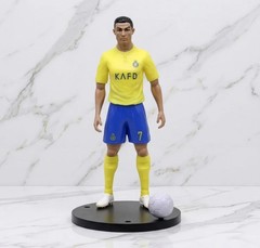 18cm Soccer Figures Messi Mbappe Ronaldo Yamal Football Action Toy PVC Doll Gift