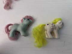 MLP My Little Pony G1 Lot of 4 — 3 Babies, One Adult Unicorn TLC