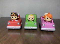 CoComelon Toy Vehicles Set 3 (Ice cream, Fire, Garbage Truck) Jazwares LLC 2020