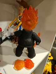Homer Simpson PARODY Ghost Rider Skull FIGURE Mexico Toy MARVEL THE SIMPSONS NEW