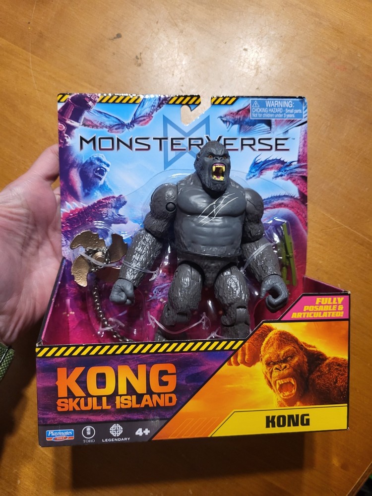 MonsterVerse Godzilla Kong Skull Island KONG WITH CHAIN Playmates Figure