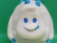 Disney Frozen Bubble Bath Baby Marshmallow Snow Monster Toy Figure Vinyl Plastic
