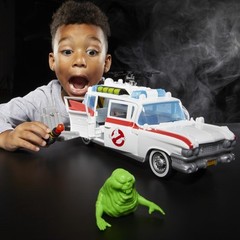 Ghostbusters Ecto 1 Vehicle Toy with Slimer Accessory for Kids Ages 4 and Up