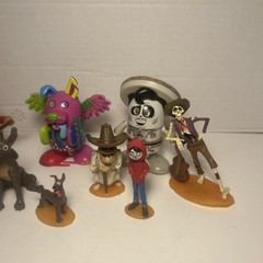 Disney Store Pixar Coco Figure Lot 11 Figures Shufflerz / Toppers, Large Mix