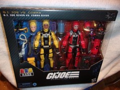 NEW G.I. Joe Classified Series #169 G.I. Joe Diver Vs. Cobra Diver 6″ Figures
