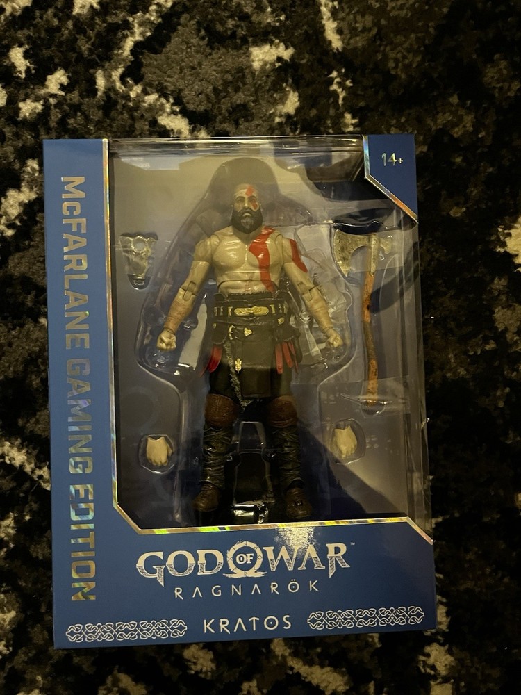 McFarlane Toys Gaming Edition God of War Ragnarök Kratos Figure 14+ Boxed