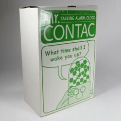 Mr Contac Talking Alarm Clock Figure Advertising Drug Mascot