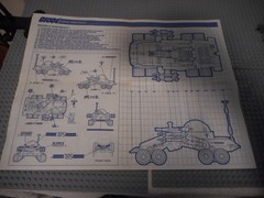 GI Joe blueprints lot, rares, Tiger Rat, Python Conquest, Phantom, Razorback