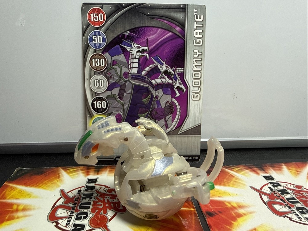 Bakugan Myriad Hades 750G White Pearl Ventus Bakufrost Battle Brawlers
