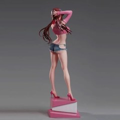 Anime Figure Inspired by Makibo Summer Girlfriend 30cm PVC Model Doll Unbranded