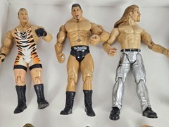 1990’s Lot of 13 Vintage WWF Wrestling ‘Titan Tron’ Action Figures Jakks Pacific