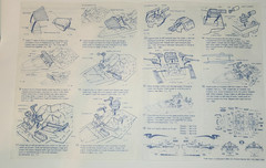 Gi Joe ARAH COBRA HYDROFOIL (Moray) Blue Print Instructions clean